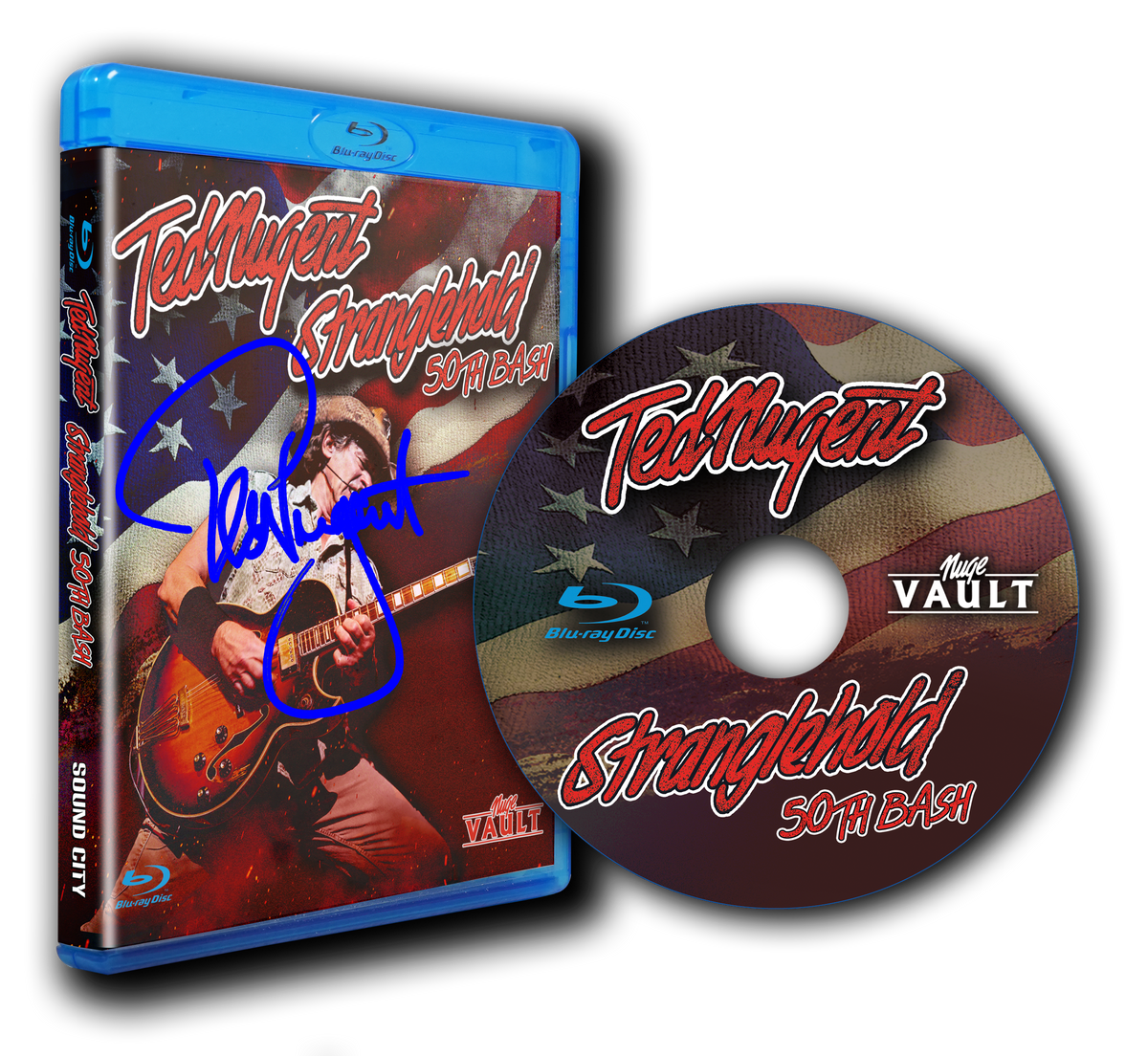 Ted Nugent Stranglehold 50th Bash - Blu-Ray (SIGNED BY TED NUGENT)