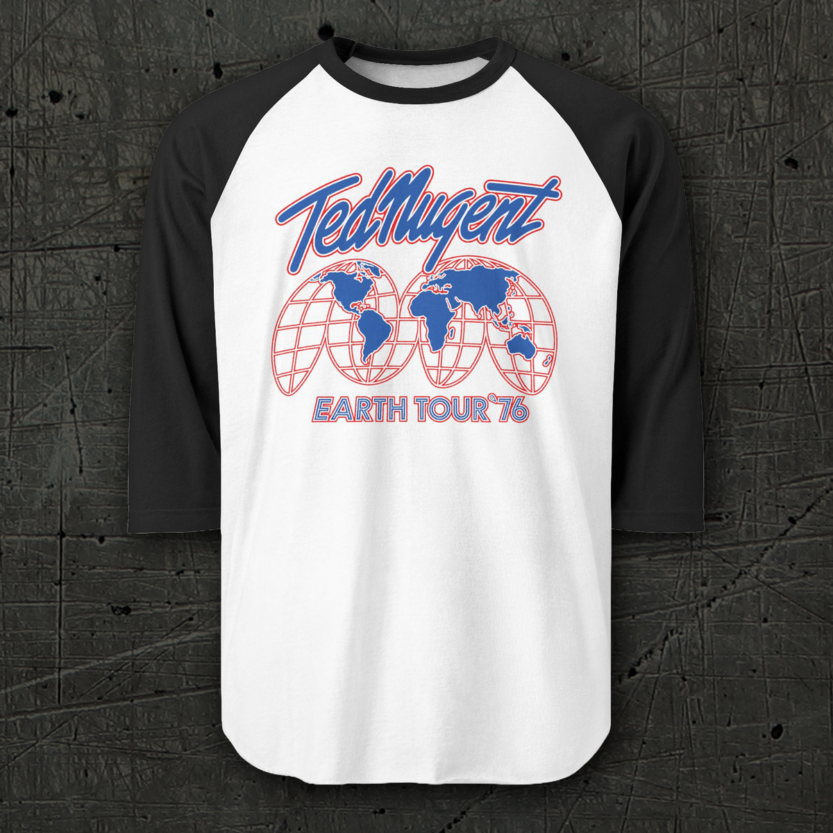 Earth Tour '76 — Retro Baseball Tee