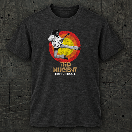 Free-For-All - Black Heather T-Shirt