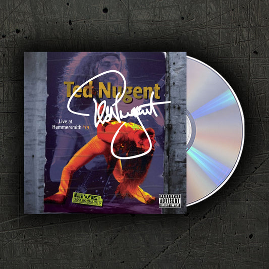 Live at Hammersmith 1979 CD ~ SIGNED BY TED NUGENT