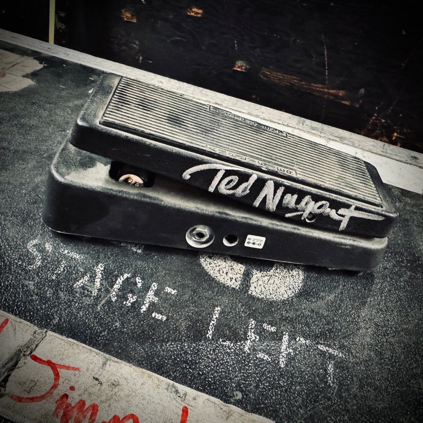 Ted Nugent 'Stage Used' Wah Pedal ~ Signed by TED NUGENT